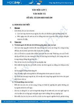 Viết bài văn miêu tả con heo nhà em