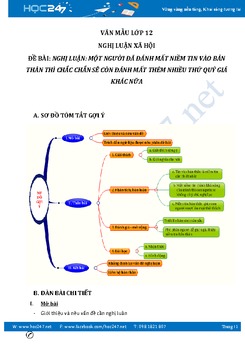 Nghị luận bàn về tầm quan trọng của niềm tin vào chính bản thân