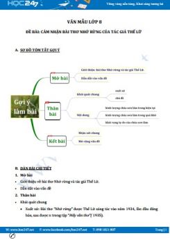 Cảm nhận bài thơ Nhớ rừng của tác giả Thế Lữ