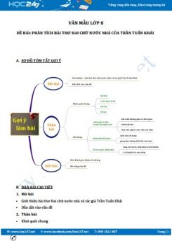 Phân tích bài thơ Hai chữ nước nhà của Trần Tuấn Khải