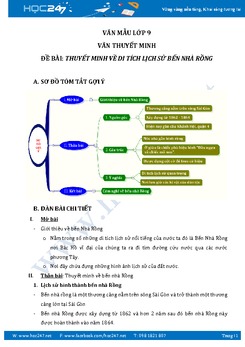 Thuyết minh về di tích lịch sử Bến nhà Rồng