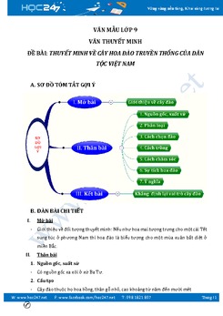 Thuyết minh về cây hoa đào của dân tộc Việt Nam