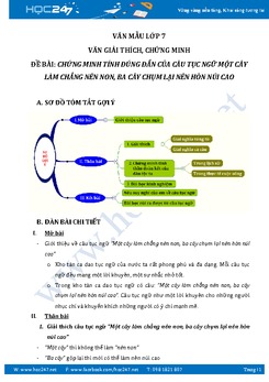 Chứng minh câu tục ngữ Một cây làm chẳng nên non...