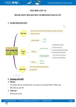 Phân tích bài thơ Cáo bệnh bảo mọi người