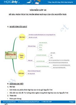 Phân tích tác phẩm Bình Ngô đại cáo của Nguyễn Trãi