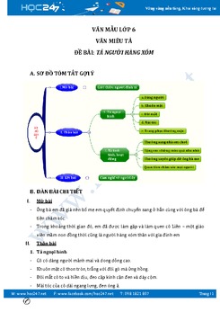 Tả người hàng xóm mà em yêu quý