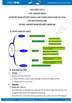 Thuyết minh về chùa Thiên Mụ