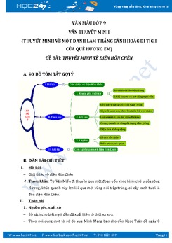 Thuyết minh về điện Hòn Chén