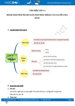 Phân tích truyện ngắn Tinh thần thể dục của Nguyễn Công Hoan