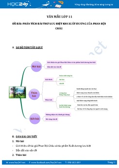 Phân tích bài thơ Lưu biệt khi xuất dương của Phan Bội Châu