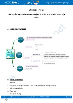 Cảm nhận bài thơ Lưu biệt khi xuất dương của Phan Bội Châu
