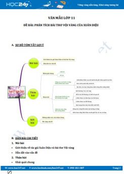 Phân tích bài thơ Vội Vàng của Xuân Diệu