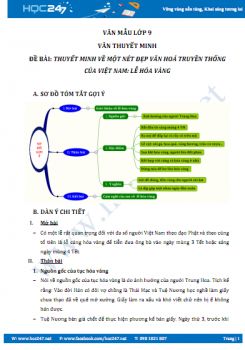 Thuyết minh lễ hóa vàng trong truyền thống của dân tộc Việt Nam