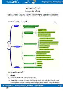 Nghị luận xã hội về hiện tượng nghiện Facebook
