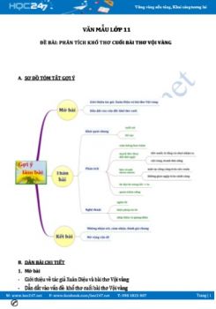 Phân tích khổ thơ cuối bài thơ Vội vàng