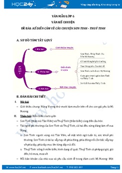 Kể diễn cảm về câu chuyện Sơn Tinh - Thuỷ Tinh