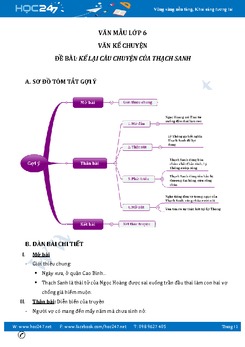 Kể lại diễn cảm câu chuyện cổ tích Thạch Sanh