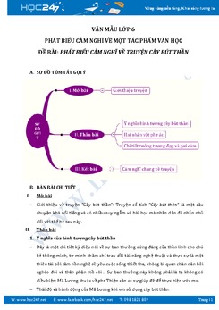 Phát biểu cảm nghĩ về truyện Cây bút thần