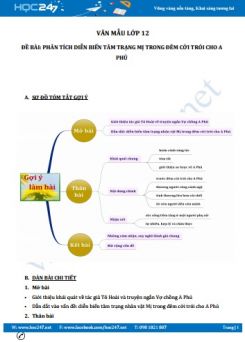 Phân tích diễn biến tâm trạng Mị trong đêm cởi trói cho A phủ