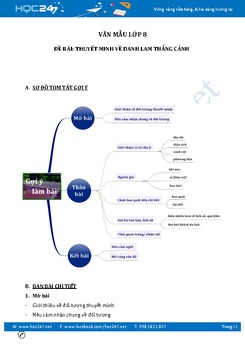 Thuyết minh về danh lam thắng cảnh