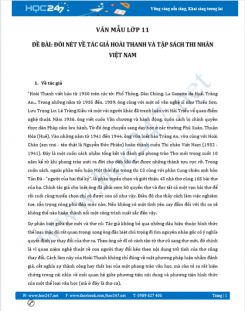 Đôi nét về tác giả Hoài Thanh và tập sách Thi nhân Việt Nam