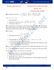Đề thi tuyển sinh vào lớp 10 môn Toán THPT Sơn Tây Hà Nội