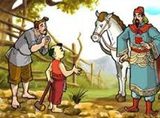 Soạn văn 7 Em bé thông minh tóm tắt