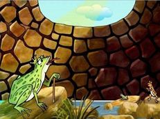 Soạn văn 6 Ếch ngồi đáy giếng  tóm tắt