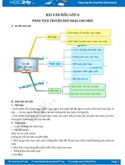 Phân tích truyện Đeo nhạc cho mèo