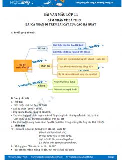 Cảm nhận về Bài ca ngắn đi trên bãi cát của Cao Bá Quát