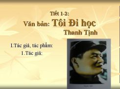 Tôi đi học - Ngữ văn 8