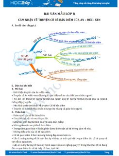 Cảm nhận về truyện Cô bé bán diêm của An - đéc - xen