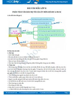 Phân tích văn bản Mẹ tôi của Ét-môn-đô-đơ A-mi-xi