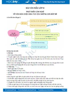 Phát biểu cảm nghĩ về văn bản Cuộc chia tay của những con búp bê