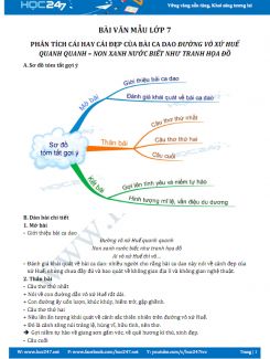 Phân tích cái hay cái đẹp của bài ca dao Đường vô xứ Huế quanh quanh