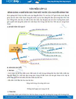 Bình giảng 4 khổ đầu bài thơ Đất nước của Nguyễn Đình Thi