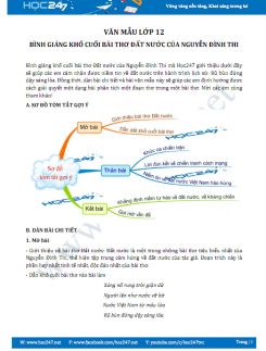 Bình giảng khổ cuối bài thơ Đất nước của Nguyễn Đình Thi