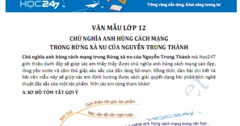 Chủ nghĩa anh hùng cách mạng trong truyện ngắn Rừng xà nu của Nguyễn Trung Thành | Doanhnhan.edu.vn