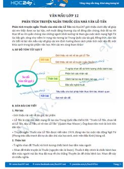 Phân tích truyện ngắn Thuốc của nhà văn Lỗ Tấn