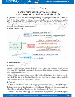 Ý nghĩa chiếc bánh bao tẩm máu người trong truyện ngắn Thuốc của Lỗ Tấn