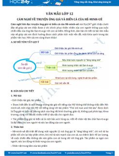 Cảm nghĩ về truyện Ông già và biển cả của Hê-minh-uê