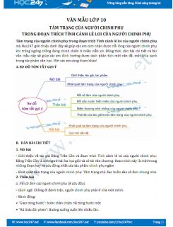 Tâm trạng của người chinh phụ trong đoạn trích Tình cảnh lẻ loi của người chinh phụ