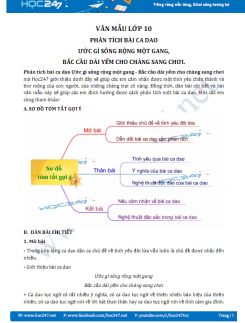 Phân tích bài ca dao Ước gì sông rộng một gang - Bắc cầu dải yếm cho chàng sang chơi