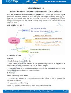 Phân tích đoạn trích Chí khí anh hùng