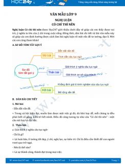 Nghị luận Có chí thì nên