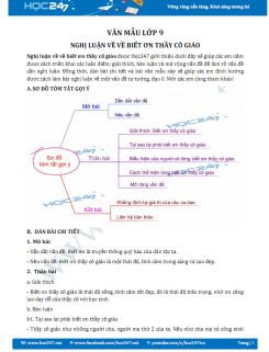 Nghị luận về về biết ơn thầy cô giáo