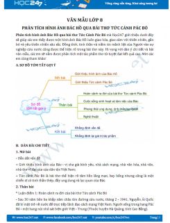 Phân tích hình ảnh Bác Hồ qua bài thơ Tức Cảnh Pác Bó