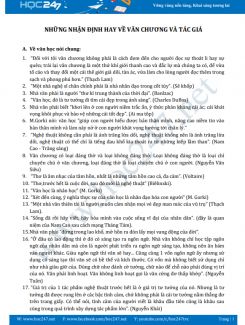 Những nhận định hay về văn chương và tác giả