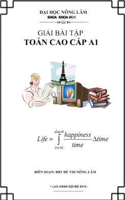 Giải bài tập Toán cao cấp A1 - ĐH Nông Lâm