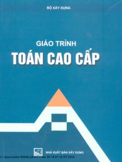 Giáo trình Toán cao cấp